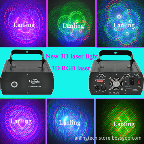 Lanling RGB 3D Holiday Laser Light
